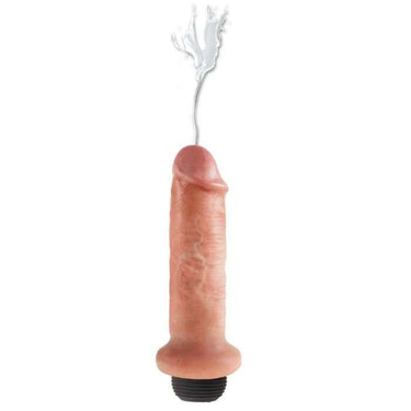 Dildo Squirting Realistico con Pompetta per Eiaculazione Artificiale